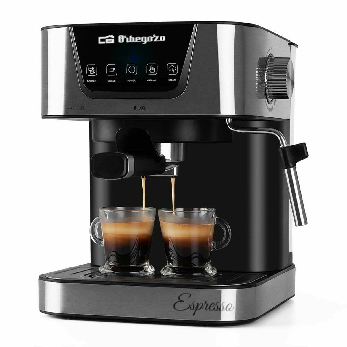 Express Coffee Machine Orbegozo 17535 Black 1050 W 1,5 L-0