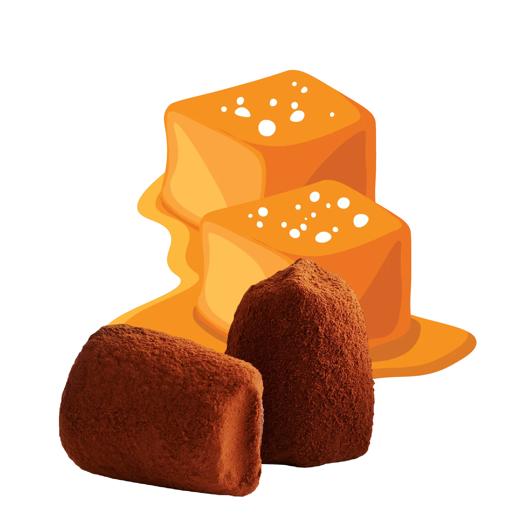 Salted Caramel Chocolate Truffles - bulk-0